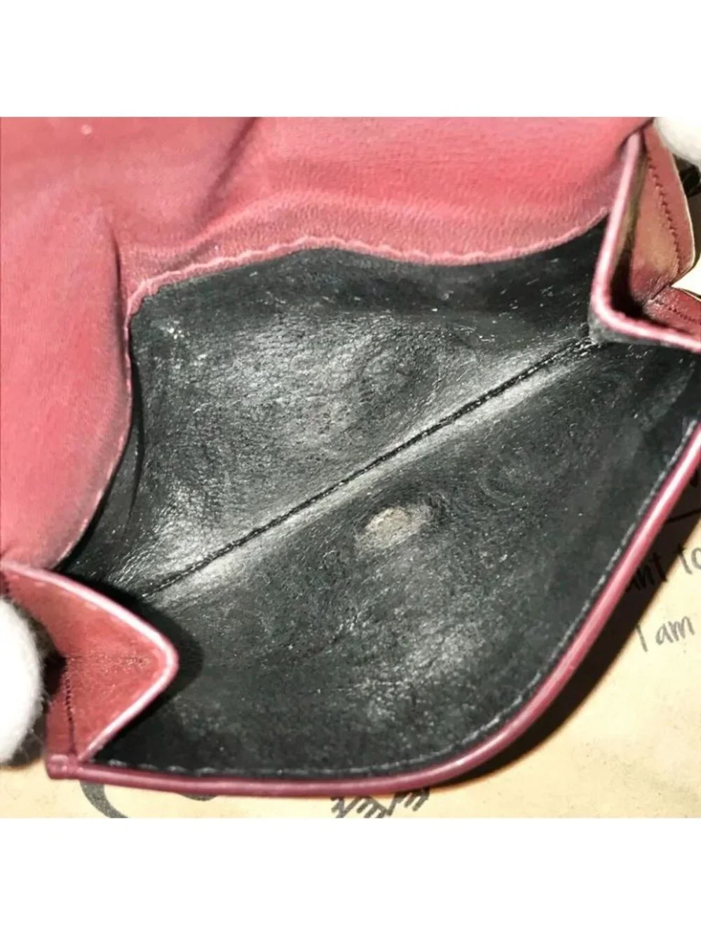 ★SOLD★ Saint Laurent Yves Trifold Wallet YSL Compact Billfold Leather - Picture 12 of 16